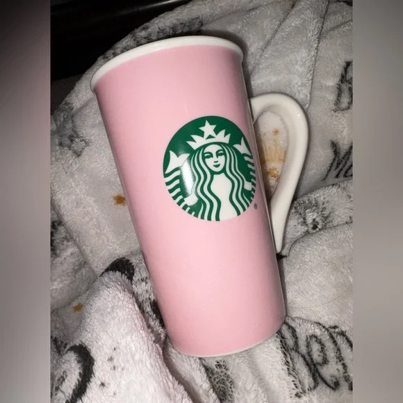 Tall Pink Starbucks Mug - Picture 1 of 4